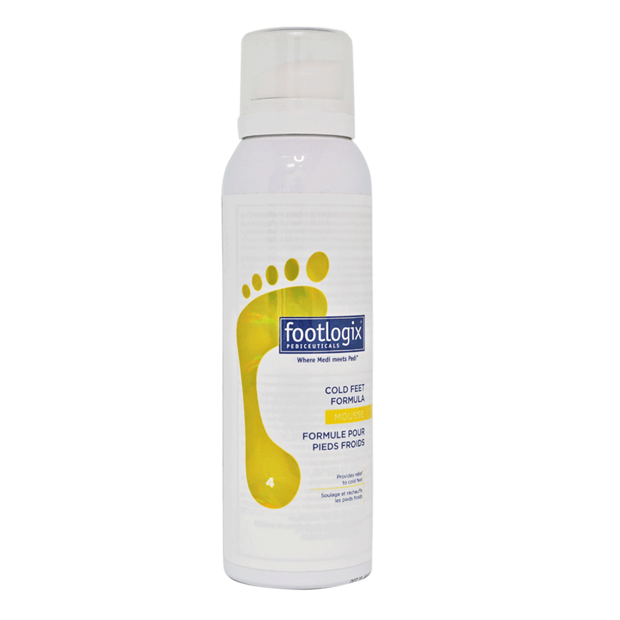 Footlogix Cold Feet Formula Mousse.
