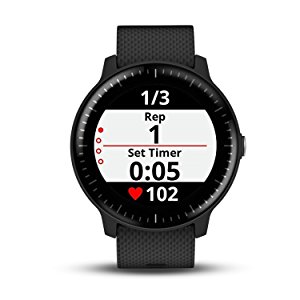 De Fitness smartwatch Garmin met trainingsplannen.