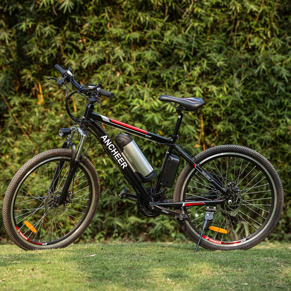 elektrische Mountainbike met stabiele motor.