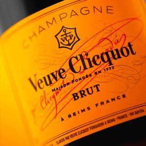 Veuve Clicquot Brut Yellow Label één van de bestverkochte champagnes in Frankrijk.