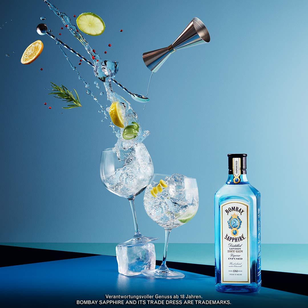 Bij de bestverkochte gins kan men zeker de Bombay Sapphire London Dry Gin rekenen.
