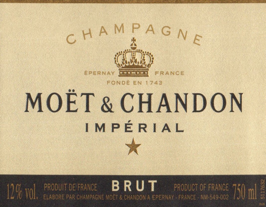 Moet & Chandon Brut Imperial één van de bestverkocht Champagnes op dit moment