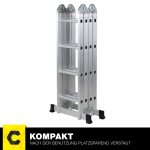 Onze Bestverkochte functionele ladder van hoogwaardig aluminium kan eenvoudig naar elke locatie worden vervoerd en ruimtebesparend worden opgeslagen.