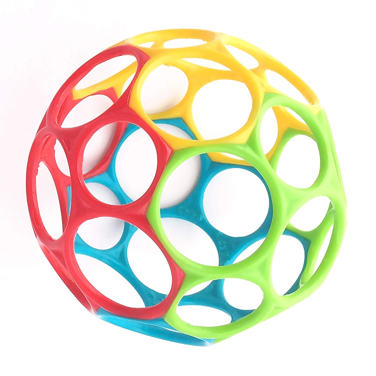 De Oball Classic is de meest perfecte bal ooit gemaakt! Met een diameter van ongeveer 10 cm kan dit bekroonde flexibele model gemakkelijk worden gegrepen. Dit speelgoedje is de Meest Verkochte Baby- & peuterspeelgoed