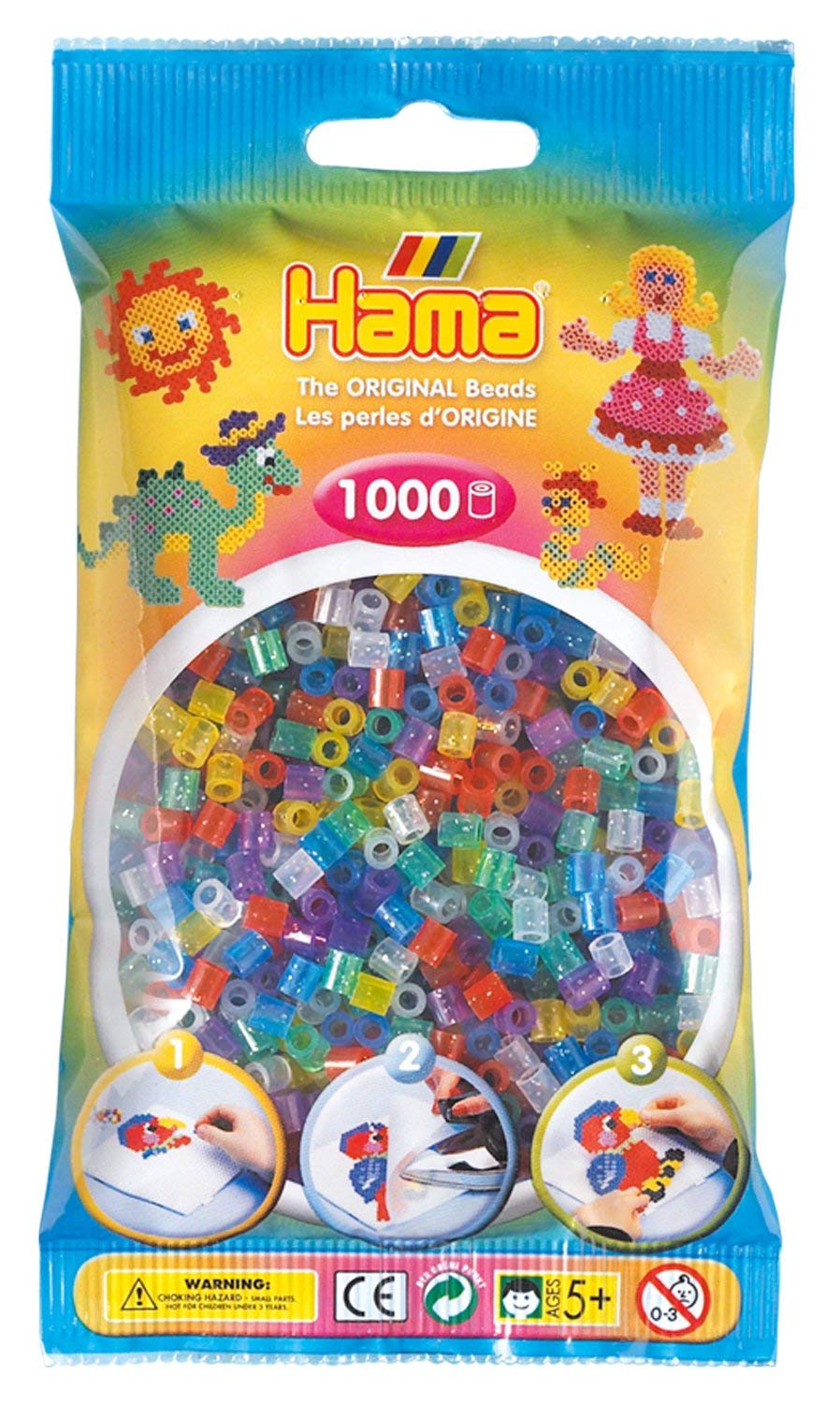 Meest Verkochte Knutselspullen is Hama een ideaal, gebruiksvriendelijk systeem waarin de creativiteit van het kind zich op een speelse manier kan ontwikkelen. Het ontwerpen van uw eigen motieven en deze te strijken is de bekendste manier om met Hama-parels te spelen. Inhoud: ongeveer 1.000 kralen.