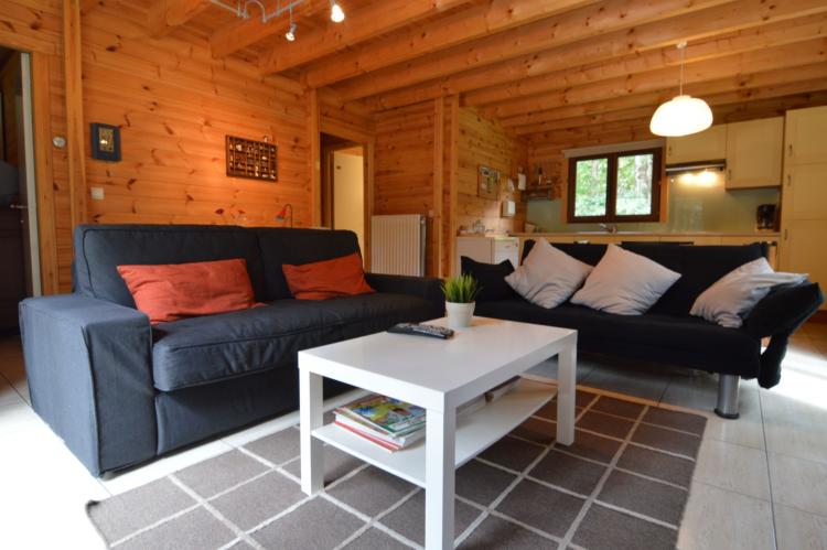Vakantiehuizen in België Het boshuisje.