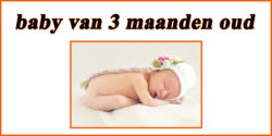 Babywinkel: baby van 3 maanden oud