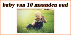 Babywinkel: baby van 10 maanden oud