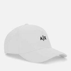 Armani Exchange Cap met klein logo voor heren - wit
