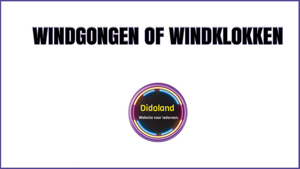 Windgongen of windklokken