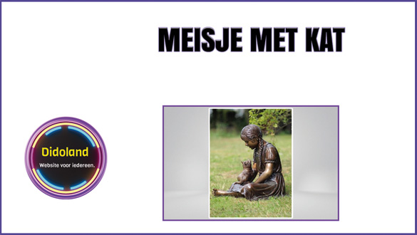 Meisje met kat