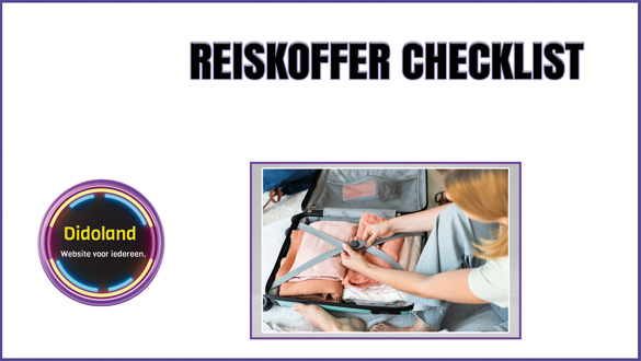 Reiskoffer Checklist