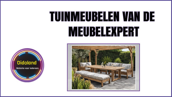 Tuinmeubelen van de Meubelexpert