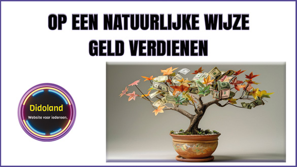 op een Natuurlijke wijze geld verdienen