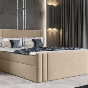 Boxspring CARMELO 180x200 cm ivoor