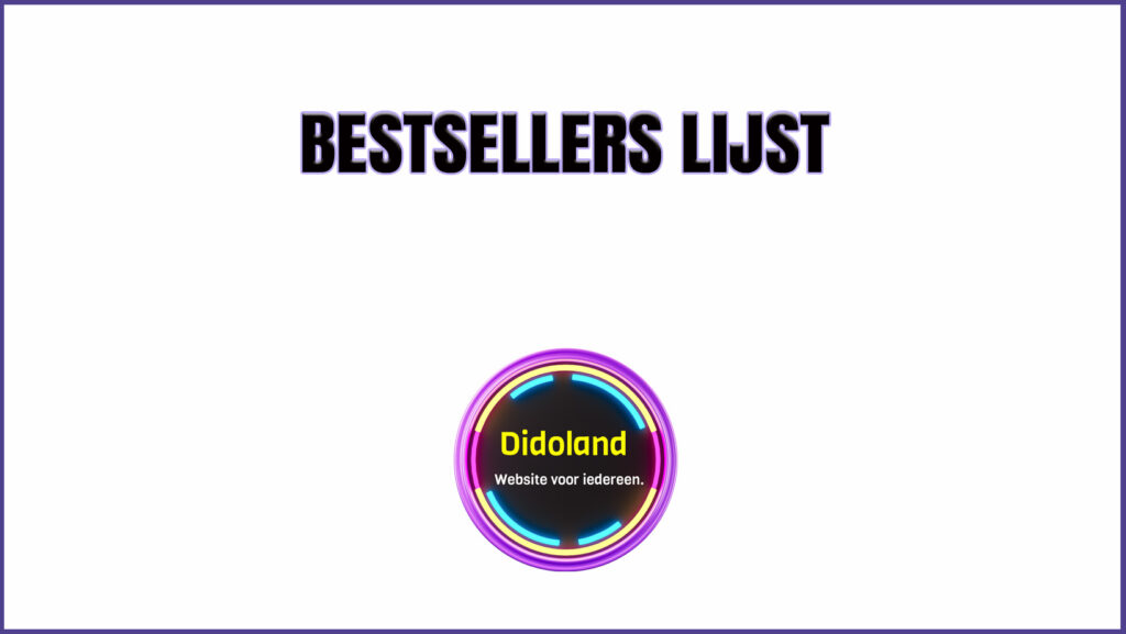Bestsellers lijst