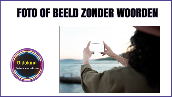 Foto of beeld zonder woorden