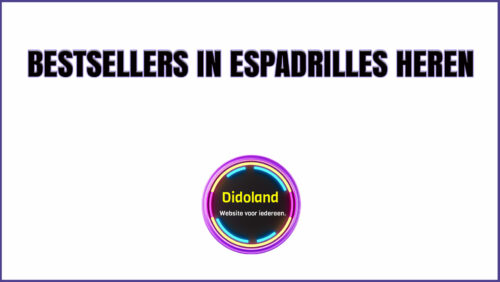 Bestsellers in Espadrilles heren