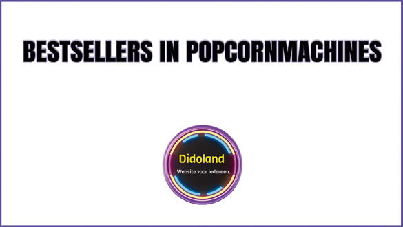 Bestsellers in Popcornmachines