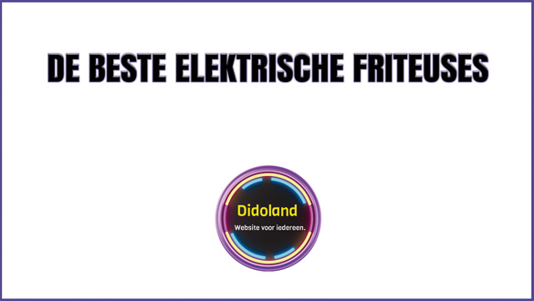 De Beste Elektrische Friteuses