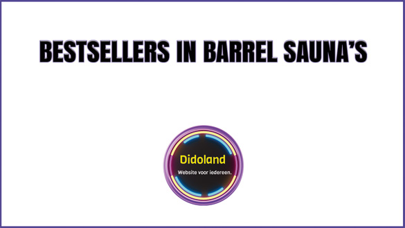 Bestsellers in Barrel Sauna’s