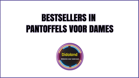 Bestsellers in Pantoffels voor Dames