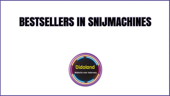 Bestsellers in Snijmachines