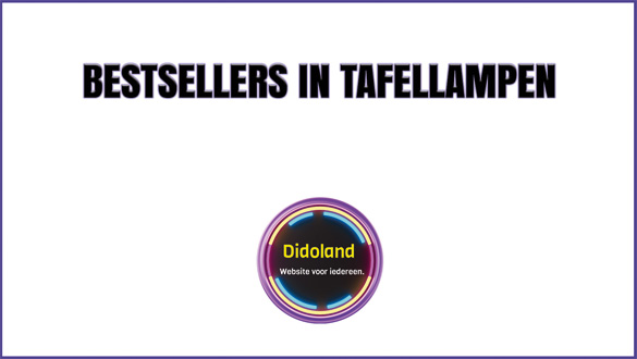 Bestsellers in Tafellampen.