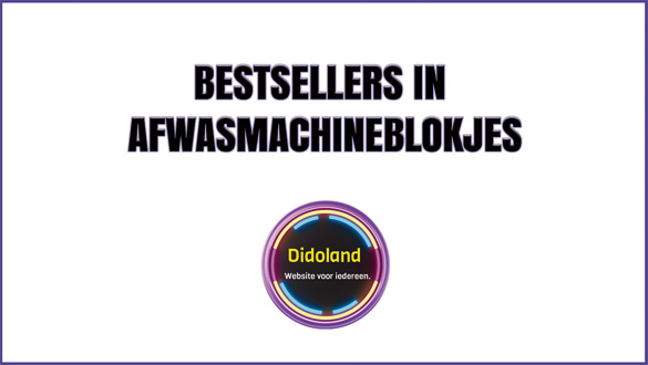 Bestsellers in Afwasmachineblokjes