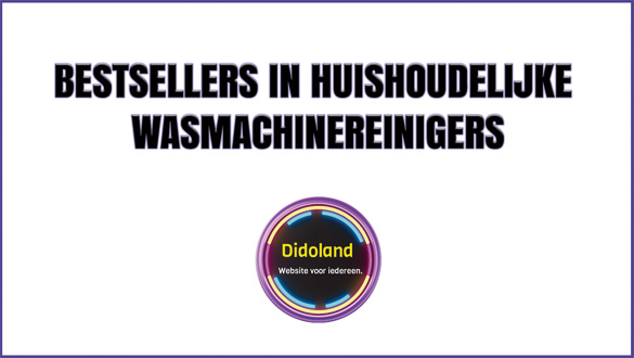 Bestsellers in Huishoudelijke wasmachinereinigers