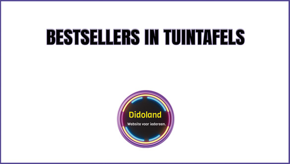 Bestsellers in Tuintafels