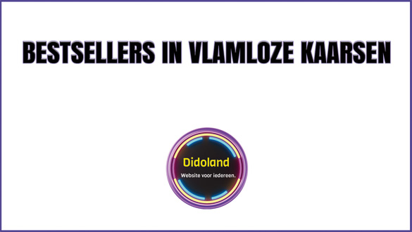 Bestsellers in Vlamloze kaarsen