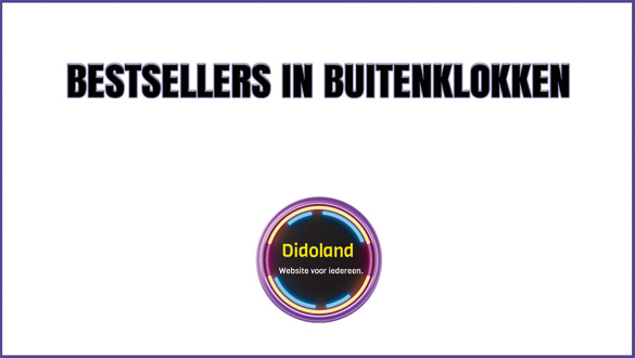 Bestsellers in buitenklokken