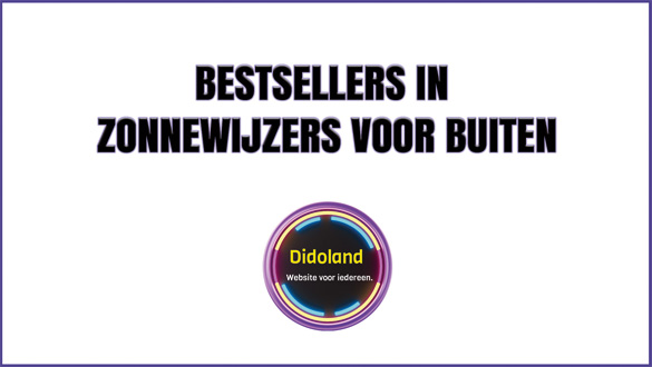 Bestsellers in zonnewijzers voor buiten.