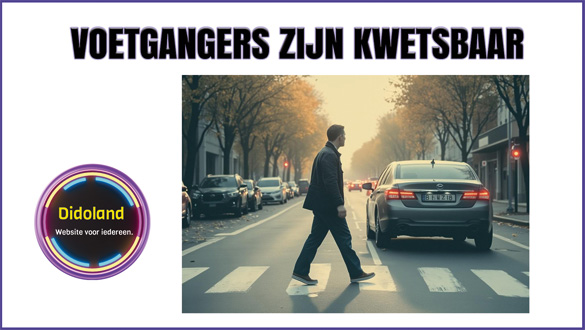 Voetgangers zijn kwetsbaar
