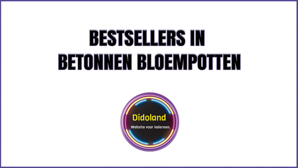Bestsellers in Betonnen Bloempotten