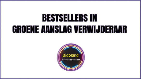 Bestsellers in groene aanslag verwijderaar