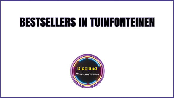 Bestsellers in Tuinfonteinen