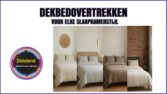 Dekbedovertrekken voor elke slaapkamerstijl.