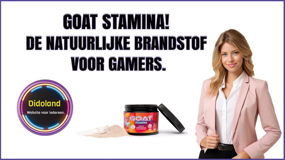 GOAT Stamina! De natuurlijke brandstof voor gamers.