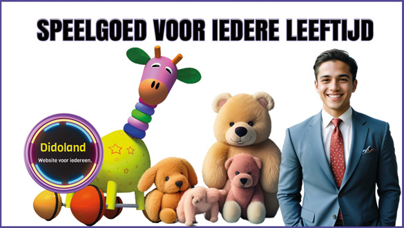Speelgoed voor iedere leeftijd.