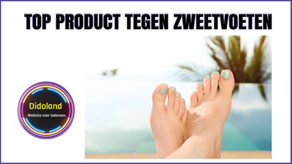 Smelly sweaty feet. Top product tegen zweetvoeten.