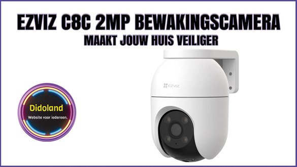 EZVIZ C8c 2MP Bewakingscamera maakt jouw huis veiliger