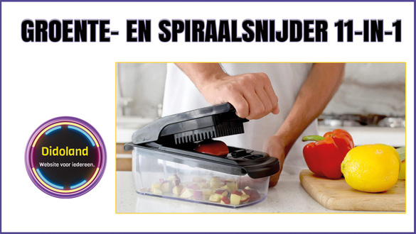 Fullstar Groente- en Spiraalsnijder 11-in-1