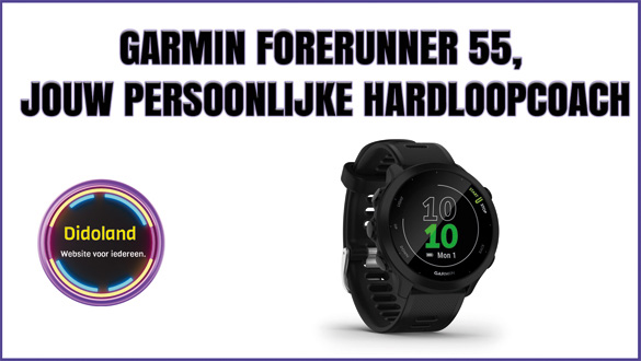 Garmin Forerunner 55, Jouw Persoonlijke Hardloopcoach