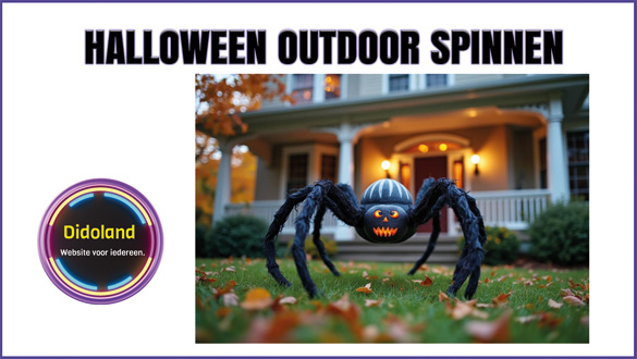 Halloween Outdoor Spinnen