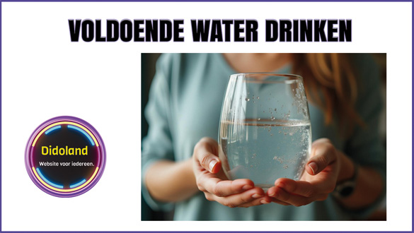 Voldoende Water Drinken