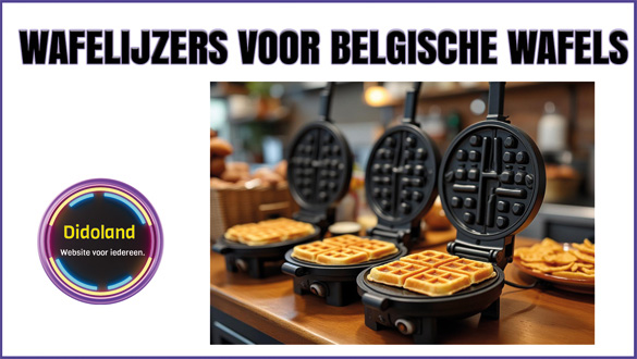 Wafelijzers voor Belgische Wafels