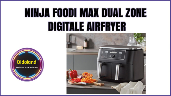 Ninja Foodi MAX Dual Zone Digitale Airfryer