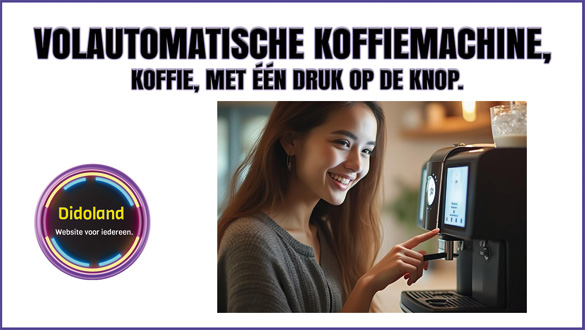 Volautomatische Koffiemachine in een Wereld van koffie. perfecte espresso.